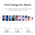 Miniatyrbild 9 av 10: AmpBoost PowerBank 5000 mAh - Lightning 18W Svart