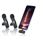 Miniatyrbild 1 av 7: 2-i-1 Trådlös Mikrofon för Mobil med USB-C Brusreducering