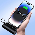 Miniatyrbild 1 av 10: AmpBoost PowerBank 5000 mAh - Lightning 18W Svart