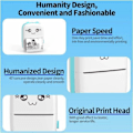 Miniatyrbild 8 av 9: Miniskrivare Bluetooth 200 Dpi Label Printer Med 11st Rullar
