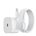 Miniatyrbild 1 av 2: 2 i 1 Snabbladdare USB-C-kabel & USB-C Strömadapter PD 20W 1 meter