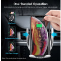 Miniatyrbild 3 av 6: Smart Mobilhållare till Bil med Trådlös Qi Laddare