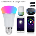 Miniatyrbild 3 av 3: YWXLight Smart E27 LED-lampa 7W RBG WiFi Dimbar
