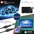 Miniatyrbild 3 av 5: LED TV-bakgrundsbelysning WIFI med APP - 3m