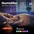 Miniatyrbild 4 av 7: Luftfuktare Air Diffuser Humidifier Aroma 300 ml Vit