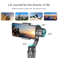 Miniatyrbild 5 av 8: H4 Gimbal Stabilisator till Smartphone & GoPro