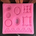 Miniatyrbilde 3 av 4: Kakeformer Mini Rammeform Dråpelimform Juvelformet Kake Dekorerer Formen 2 stk