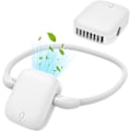 Pikkukuva 1 / 5: Kaulatuuletin, 2-in-1 kannettava USB-tuuletin 3 nopeutta ladattava handsfree-vyötärönauha kaulakorutuuletin