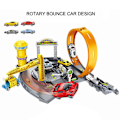 Miniatyrbild 3 av 5: Fordon Lekset för Barn Bilbana Montering Bilmodell Parkeringsplats Ingenjörs C Gåva för Pojkar Flickor A