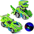 Miniatyrbild 1 av 5: Dinosaurie Transformerande Bil Leksak Elektriska Dinosaurieleksaker Automatisk Transformerande Dinosaurie