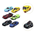 Miniatyrbild 2 av 2: 6-delars Fordonsset Racerbilar för Pojkar för Bebisar Barn för Åldrar 3+ Pojkar B C