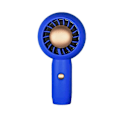 Miniatyrbild 1 av 5: Mini Handheld Fläkt Usb Mute Söt Bärbar Liten Fläkt Creative Gift Handheld Fläkt med Aromaterapi Blå