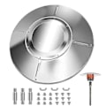 Miniatyrbild 4 av 5: Ersättningstillbehör för uteplatsvärmareskydd - Toppskyddsreflektor Aluminium Vintervärmareskyddsreflektor
