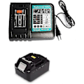 Miniatyrbild 1 av 5: 18v 4.0ah Ersättning med 3a Laddare För Makita Dmr Dmr112 Dmr115 Dmr107 Dmr108 Dmr114 Dmr100 Dmr106 Dmr102 Dmr104 Dmr101 Dmr103b Batteri