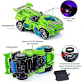 Miniatyrbild 2 av 5: Dinosaurie Transformerande Bil Leksak Elektriska Dinosaurieleksaker Automatisk Transformerande Dinosaurie