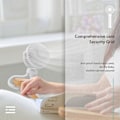Pikkukuva 2 / 5: Kädessä pidettävä kannettava tuuletin joustavalla jalustalla (valkoinen)