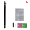 Miniatyrbild 1 av 5: Universal Stylus Penna Dubbla Mjuka Spetsar Skärm Kapacitiv Stylus Penna för Mobil Android Telefon Smart Penna Tillbehör BLACK