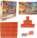 Miniatyrbild 2 av 6: Pussel-Adventskalender 2024 - Julpussel med 1008 bitar MultiColor MultiColor 840