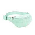 Pikkukuva 1 / 5: Yksivärinen vyölaukku naisille miehille Vyölaukku Unisex Vyötärölaukut säädettävällä hihnalla Pieni crossbody-laukku Rintalaukku karamellin värinen Mint Green