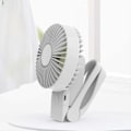 Miniatyrbild 2 av 5: Clip-On fläkt Batteridriven fläkt (vit)