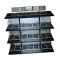 Miniatyrbild 1 av 3: 1:64 Diecast Bil Display Case Showcase med Ljus för Födelsedagspresent Leksaksbilar Amerikanska Japanese