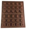Miniatyrbilde 1 av 4: Kakeformer Nye sjokoladeformede slipplimformer Pyramideformet kake dekorerer formen 2 stk