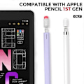 Miniatyrbild 3 av 5: För Apple Pencil 1 AhaStyle PT180-1 Stylus Skyddsfodral För Apple Pencil 1 Yellow