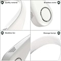 Pikkukuva 2 / 5: Kannettava kaulatuuletin - Mini USB-kaulanauha, lehtitön tuuletin, jäähdytysriippuva tuuletin 3 nopeutta