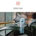 Miniatyrbild 5 av 5: Mini laddningsbar USB-klämma på fläkt (grön)
