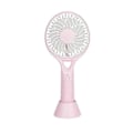 Miniatyrbild 1 av 5: Handhållen USB-kylfläkt för utomhusbruk (rosa)