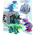 Miniatyrbild 2 av 5: 3 st Dinosaurieleksaker STEM-inlärning Leksaker för barn i åldern 3 4 5 6 7 8 år gamla småbarn