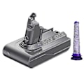 Miniatyrbild 1 av 5: Kompatibel med Dyson V6 Batteri 21.6V DC62 Tillbehör, Sladdlös Dammsugare, Kompatibel med V6 Sv04 Sv03 Dc58 Dc59 Dc61 Dc74