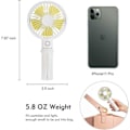 Miniatyrbild 5 av 5: Handfläkt Bärbar minifläkt Elektrisk USB-fläkt