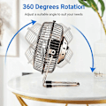 Miniatyrbild 4 av 4: Mini USB-fläkt Bärbar 6-tums kylfläkt Skrivbordsfläkt Bärbara fläktar 360 graders rotation Personliga fläktar