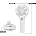 Pikkukuva 2 / 4: Mini Hand USB -tuuletin 3 tuulitasolla (vaaleanpunainen)