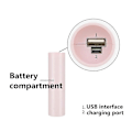Miniatyrbild 3 av 5: Bärbar elektrisk handhållen fläkt (rosa)