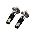 Pikkukuva 4 / 5: 6000k Superkirkas valkoinen 6000lm Drl 4x H1 LED-ajovalopolttimosarja kaukovaloille