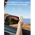 Miniatyrbild 2 av 5: Mini batteridriven handfläkt (vit)
