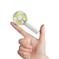 Miniatyrbild 1 av 5: Mini batteridriven handfläkt (vit)