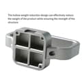 Miniatyrbillede 5 af 5: Til Bambu A1 Mini Helt Metal Håndtag CNC AL6061 Materiale Kit Let at Holde til A1 MINI 3D Printer Silver