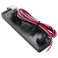 Pikkukuva 5 / 5: Musta linssi LED-puskurin heijastin takavalot Opel Vivarolle, Movanolle, Primastarille, Trafic Master -haravavaloille ja suuntavilkuille Black