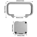 Miniatyrbillede 5 af 5: Til Bambu A1 Mini Helt Metal Håndtag CNC AL6061 Materialesæt Let at Holde til A1 MINI 3D Printerdele Silver