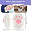 Pikkukuva 5 / 5: Kannettava Hands Free Cat Paw USB-tuuletin (valkoinen)