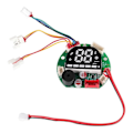 Miniatyrbild 3 av 5: Dashboard/Motorstyrenhet för HX X9 Kickscooker Modul Centralt Styrsystem med Laddningsport Ersättningsdelar