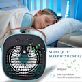 Miniatyrbillede 3 af 4: Bærbar vandkølingsventilator til kontor (blå)