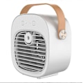 Miniatyrbillede 1 af 3: Ny USB Air Cooler Spray Refrigeration Bærbar opladning til hjemmet Aircondition blæser Mini bærbar desktop vandkøler blæser (hvid)
