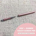 Miniatyrbild 3 av 5: Multifunktionell pekpenna för surfplatta, för Iphone/Android-telefon, kapacitiv pekskärmspenna Pink 1pc