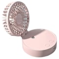 Pikkukuva 1 / 5: Mini Desktop Spray tuuletin paristolla (vaaleanpunainen)
