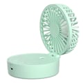 Pikkukuva 1 / 5: Mini Desktop Spray tuuletin paristolla (vihreä)