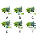 Miniatyrbild 2 av 5: Dinosauriespår Mini Racerbilar Födelsedagspresent För 3 4 5 6 År Gamla Fordon Flygplansleksaker green
